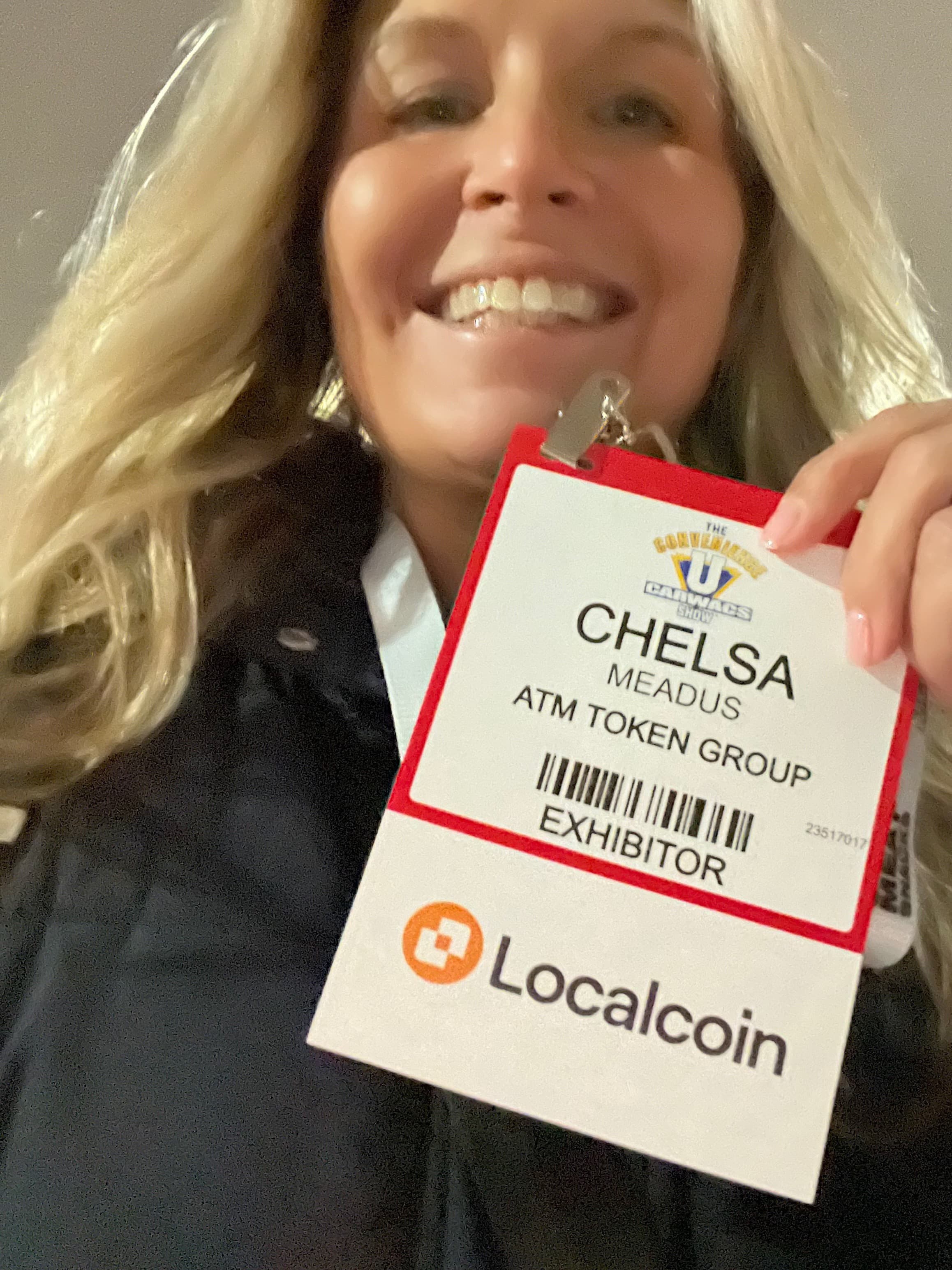Chelsa Meadus, ATM Token Group exhibitor